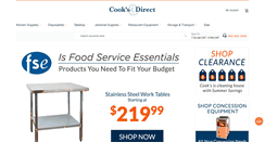 Desktop Screenshot of cooksdirect.com